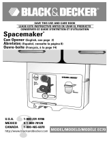 Black & Decker EC70 Manual de usuario
