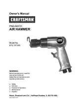 Craftsman AIR HAMMER 875.19119 Manual de usuario