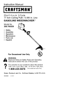 Craftsman 358795520 El manual del propietario