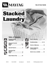 Maytag Stacked Laundry Manual de usuario