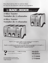 Black & Decker T4808 Manual de usuario