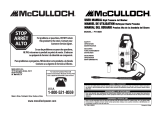 McCulloch 7096-140A02 Manual de usuario