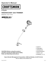 Craftsman WEEDWACKER INCREDI.PULL 316.711370 Manual de usuario