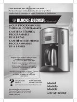 Black and Decker TCM1000KT Manual de usuario