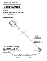 Craftsman WEEDWACKER Incredi-Pull 316.791870 Manual de usuario