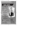 Black & Decker SmartBrew DCM2500B Manual de usuario