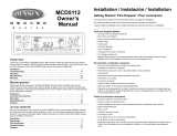 Jensen MCD5112 - Radio / CD Player Manual de usuario