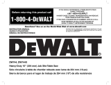 DeWalt DW744XCDN Manual de usuario
