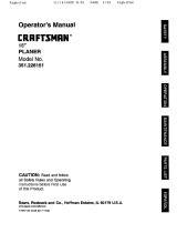 Craftsman 351226151 Manual de usuario
