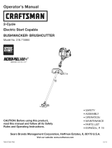 Craftsman BUSHWACKER INCREDI-PULL 316.715860 Manual de usuario