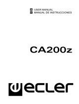 Ecler CA200z Manual de usuario