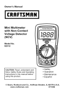 Craftsman 82312 El manual del propietario