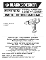 Black & Decker BDEDMT TYPE 1 El manual del propietario