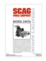 Scag Power Equipment SWZU Ultimate Hydro Drive Manual de usuario