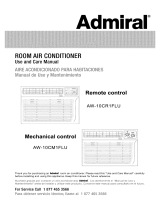 Admiral AW-10CR1FLU El manual del propietario