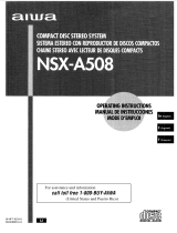Aiwa NSX-A508 El manual del propietario
