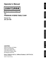 Craftsman 351.221160 Manual de usuario