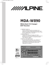 Alpine MDA-W890 Manual de usuario