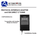 Audiovox CNP2000UCA Guía de instalación