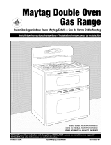Maytag MGR6751BDB - 30" Gas Double Oven Range Guía de instalación