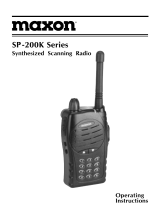 Maxon Telecom SP-200K Series Manual de usuario