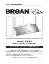 Broan E6448TSS Manual de usuario