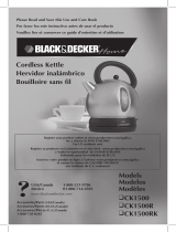 Black & Decker CK1500RK Manual de usuario