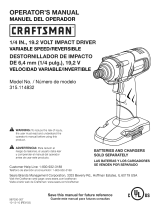 Craftsman 315.114832 Manual de usuario