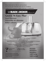 Black & Decker Quick'N Easy Plus FP1450C Manual de usuario