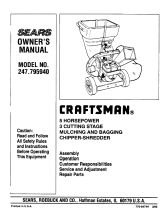 Craftsman Craftsman 247.795940 Manual de usuario