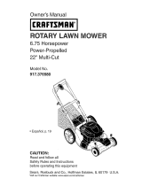 Craftsman 917.376580 El manual del propietario
