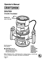 Craftsman 315.175140 Manual de usuario