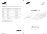 Samsung 550 Serie Manual de usuario