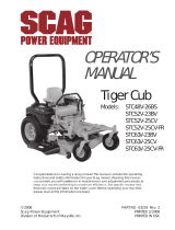 Scag Power Equipment STC52V-25CV Manual de usuario