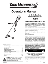 Yard Machines Y780 Manual de usuario