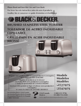 Black and Decker Appliances T2707S Manual de usuario