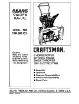 Craftsman Craftsman 536.886121 El manual del propietario