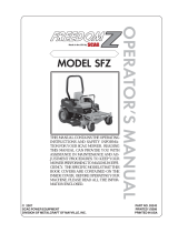 Scag Power Equipment FREEDOM Z SFZ Instrucciones de operación
