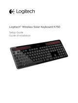 Logitech Wireless Solar Keyboard K750 Manual de usuario
