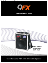 QFX PBX-2008-1 Manual de usuario