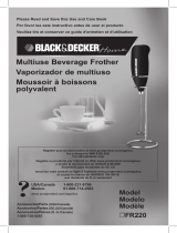 Black and Decker Appliances FR220 Manual de usuario