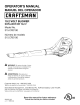 Craftsman 315.CR2100 Manual de usuario