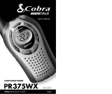 Cobra PR375WX Manual de usuario