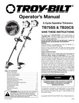 MTD Yard-Man TB25CS Manual de usuario