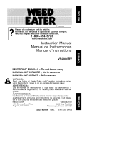 Weed Eater VS2000BV El manual del propietario