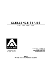 Master audio Xcellence X15CE Manual de usuario