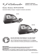 Schumacher Electric XC75W-CA Manual de usuario