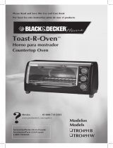 Black & Decker Toast-R-Oven TRO491B Manual de usuario