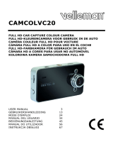 Velleman CAMCOLVC20 Manual de usuario