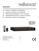 AVTech - Velleman DVR16H3 El manual del propietario